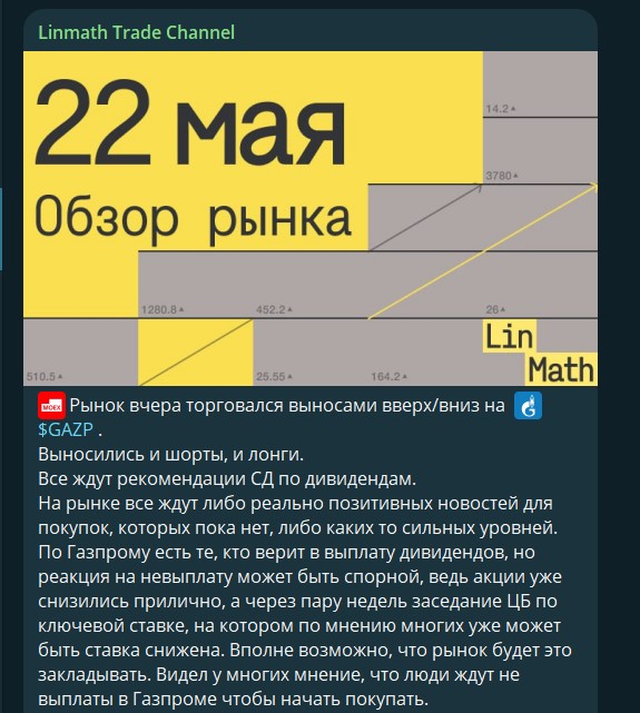 linmath trade channel