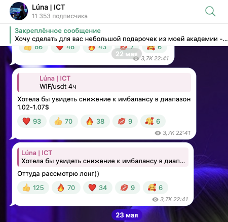 luna ict трейдер