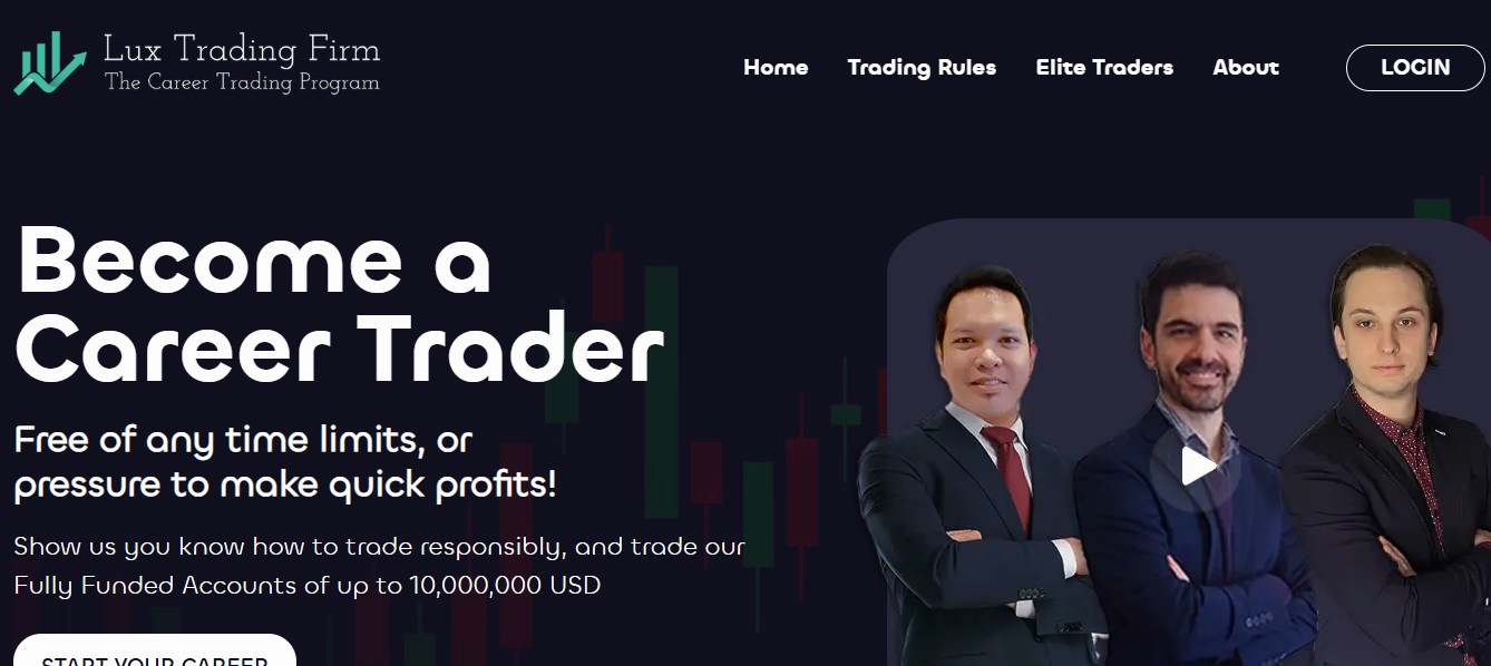 lux trading firm проп компания