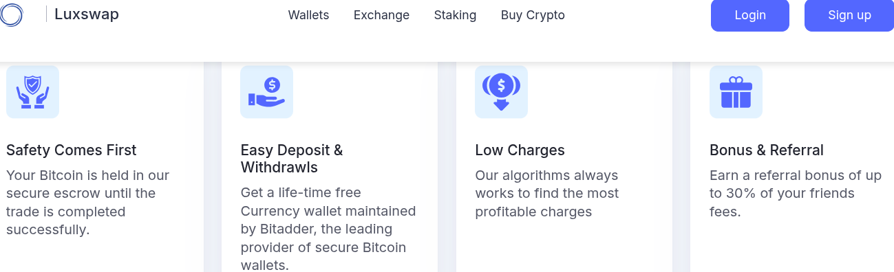 luxswap биржа