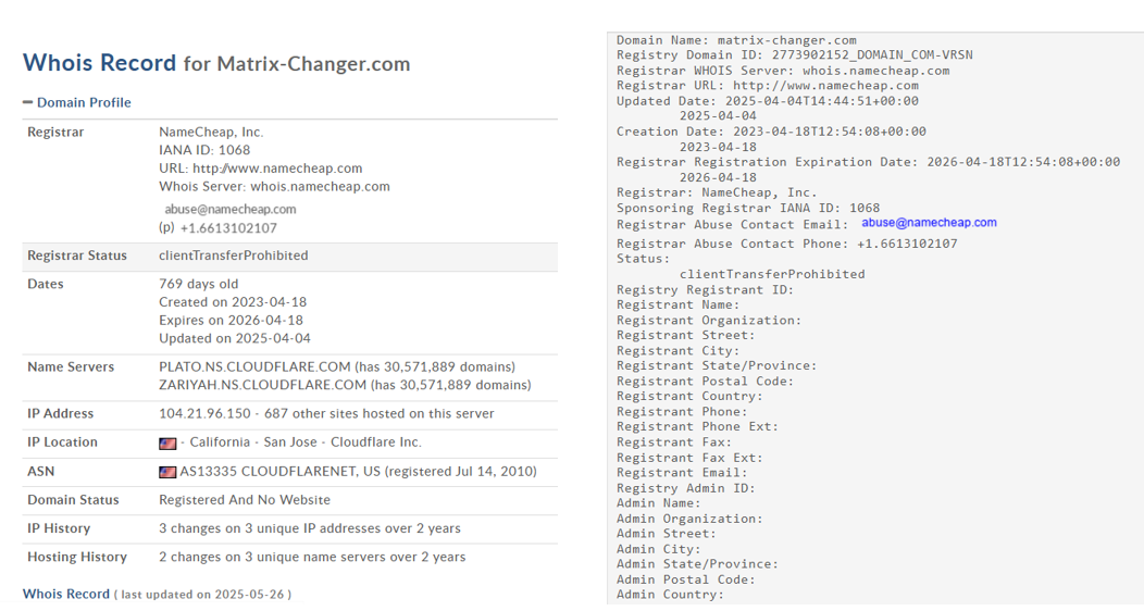 matrix changer com