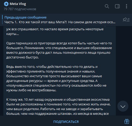 meta vlog разоблачение