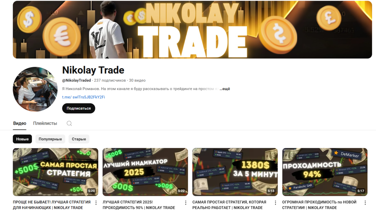 Nikolays Trade отзывы