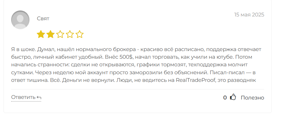 реал трейд пруф