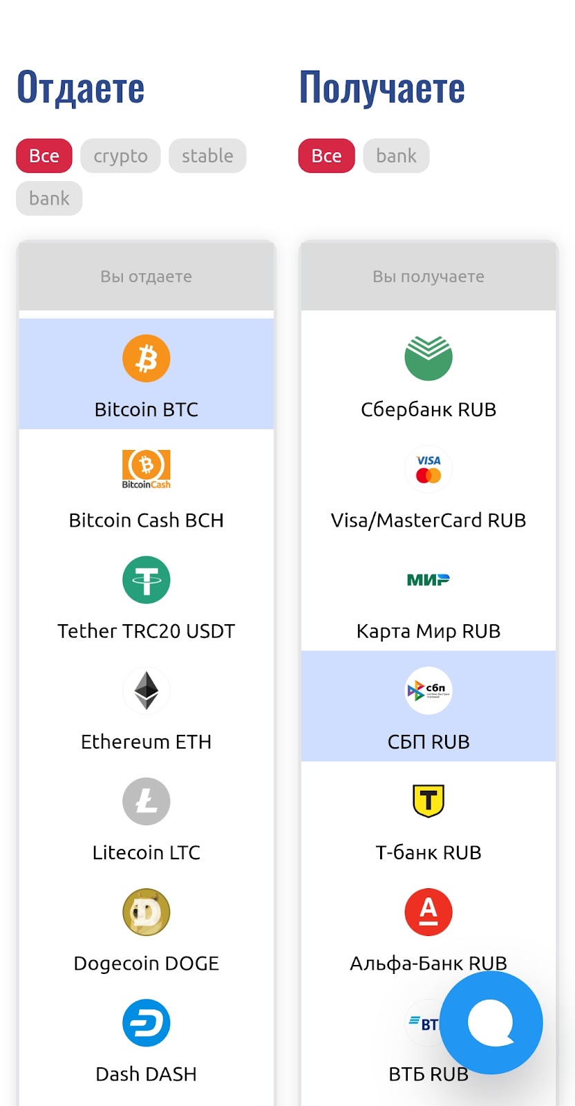 ru change