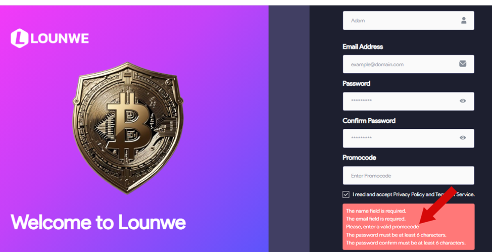 support lounwe com