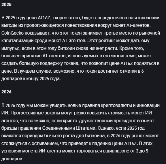 токен ai16z