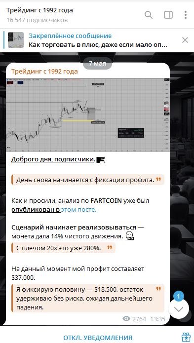 Трейдинг с 1992 года