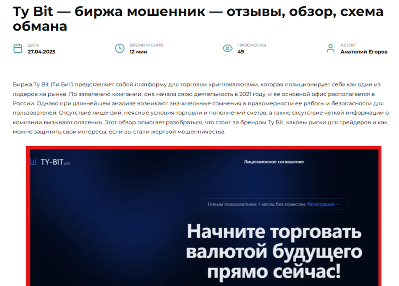 ty bit pro отзывы