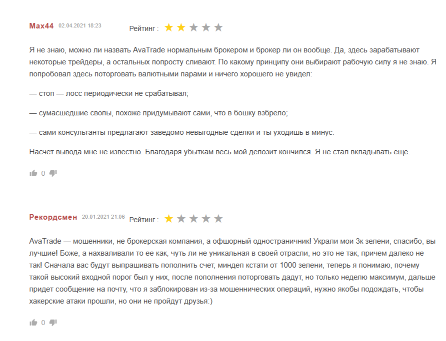 Avatrade брокер