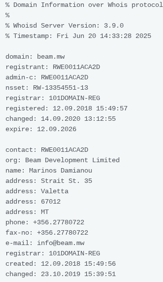 beam майнинг