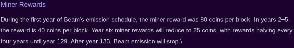 beam token