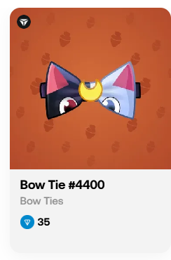 bow tie подарок тг нфт