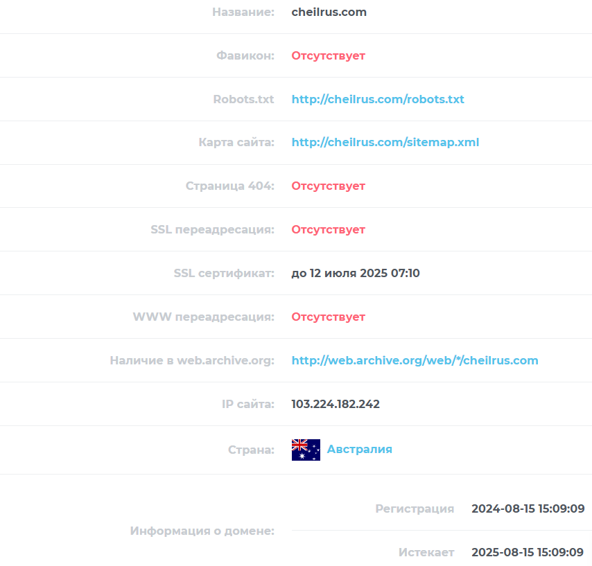 cheil rus
