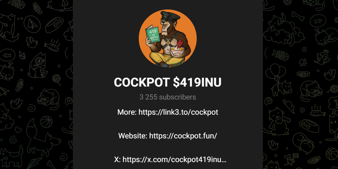 cockpot 419 inu