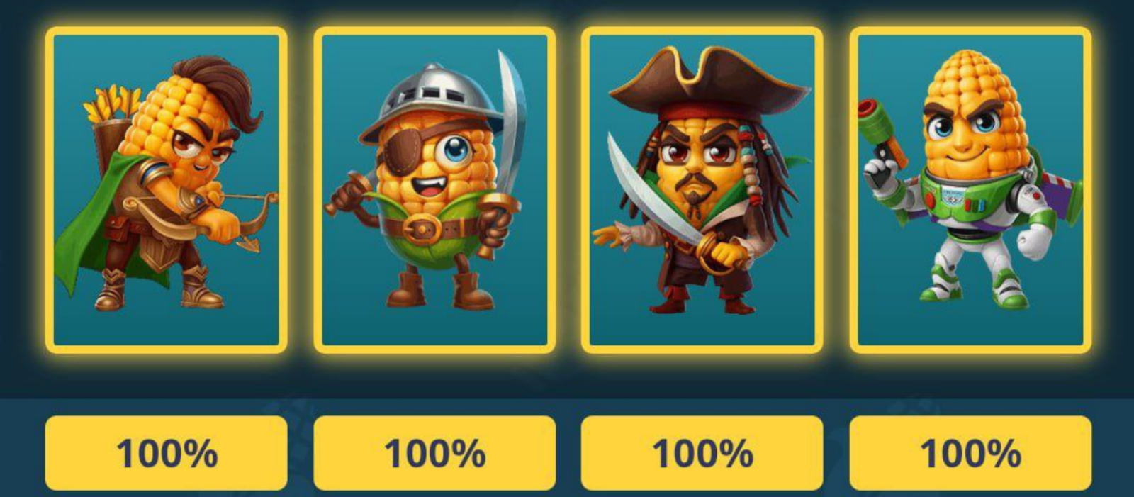 Corn Battles комбо дня Corn Battles комбо дня