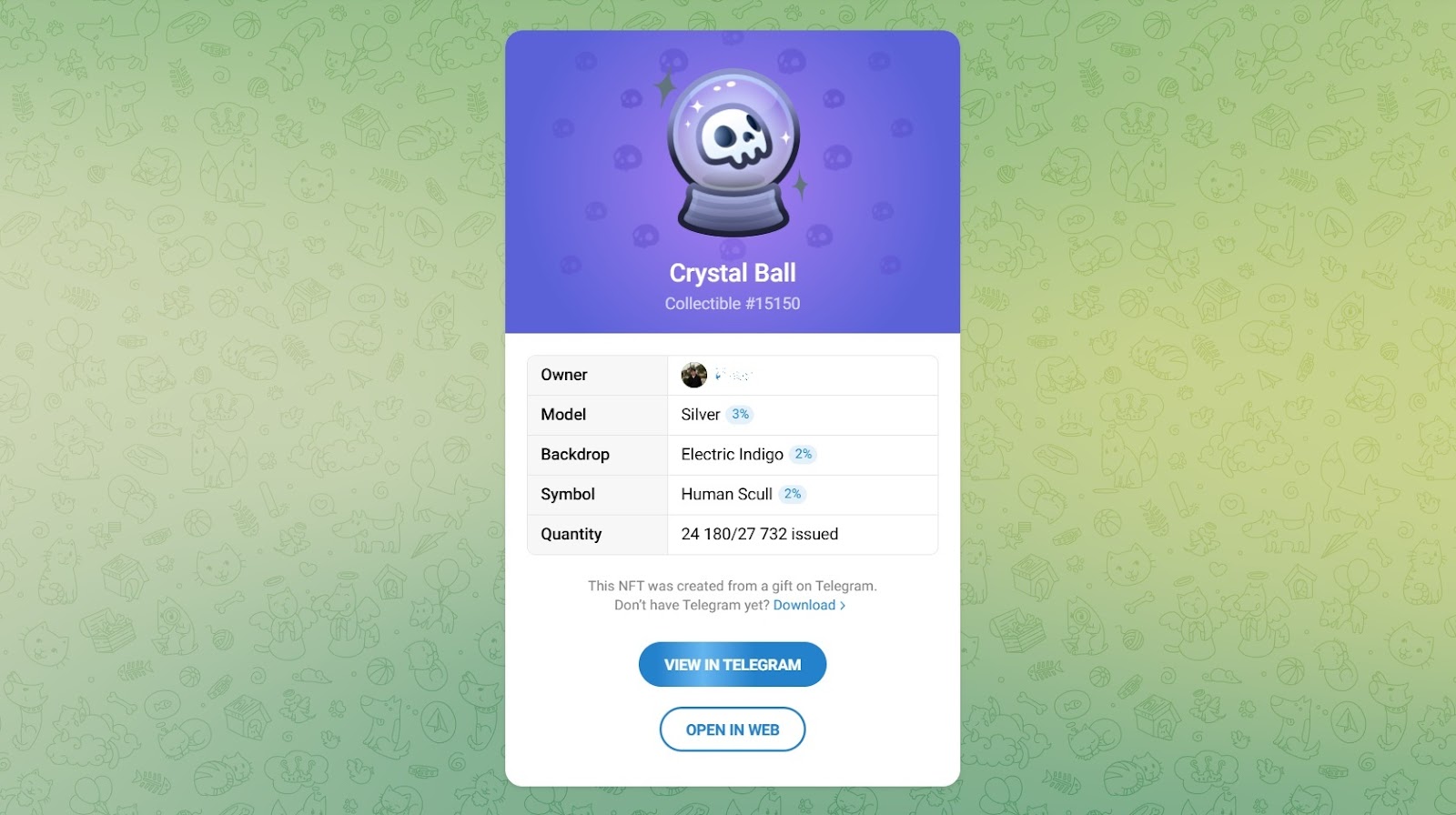 crystal ball тг