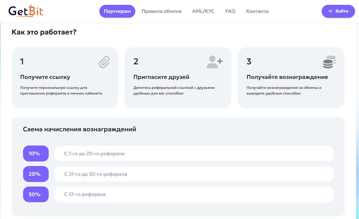 Getbit exchange