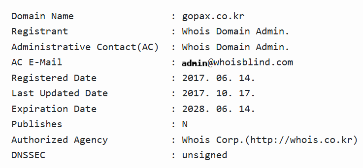 gopax co kr