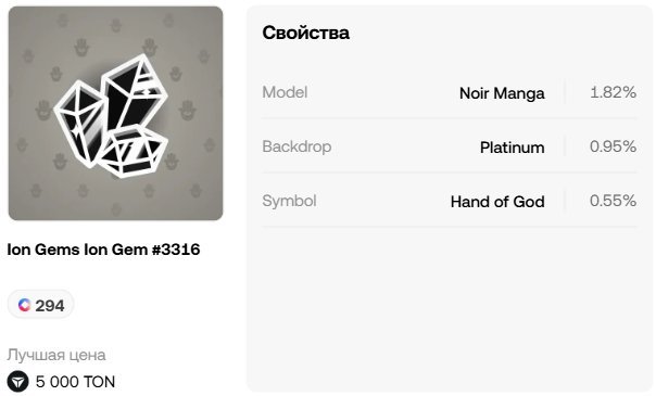Ion Gem цена