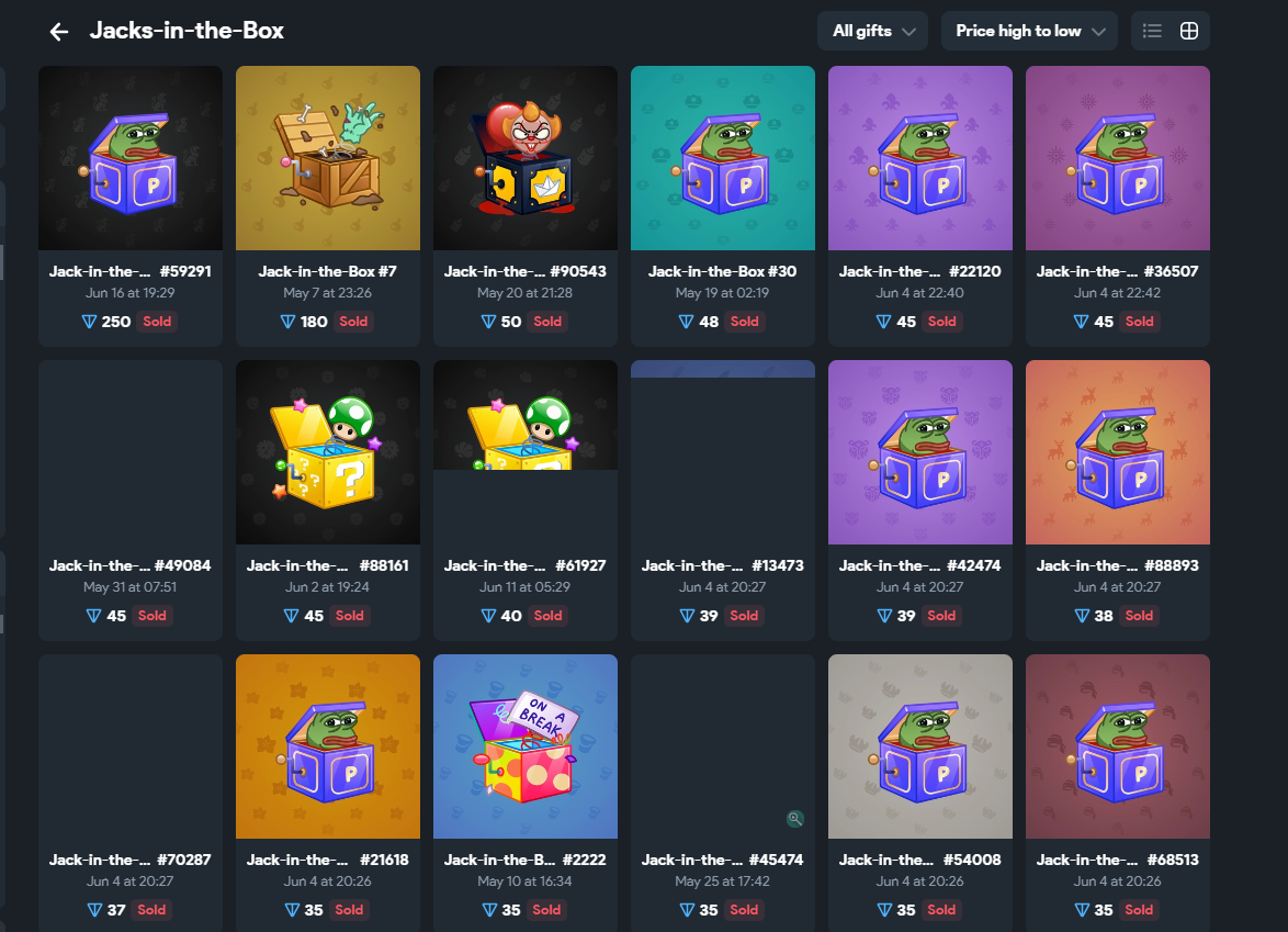 jack in the box telegram gift