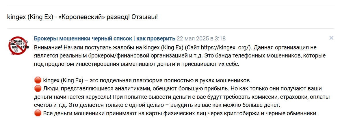 kingex org