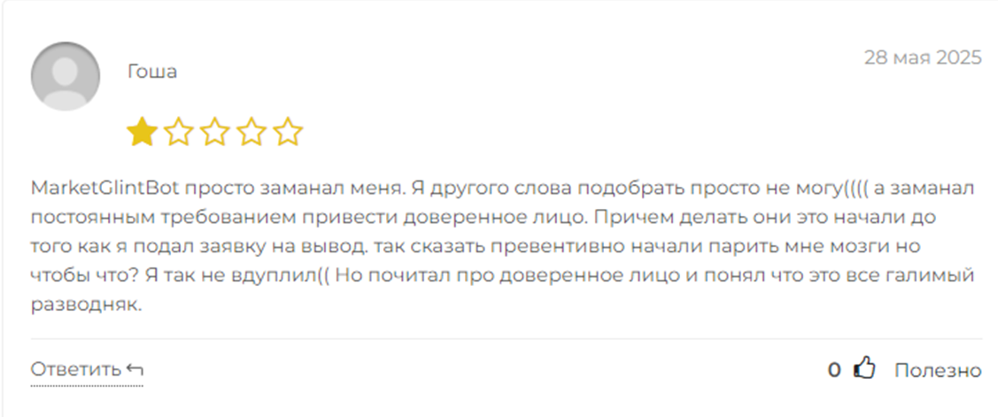 marketglintbot отзывы