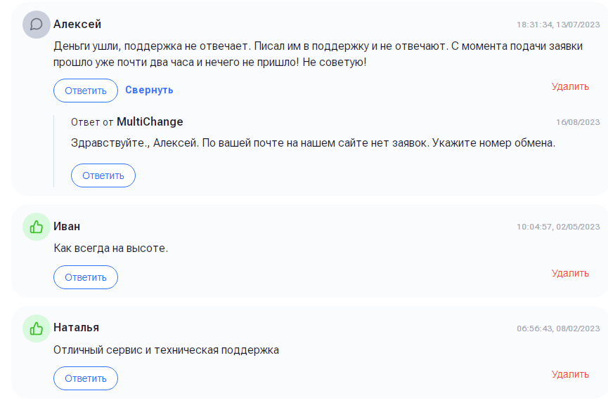 multichange net