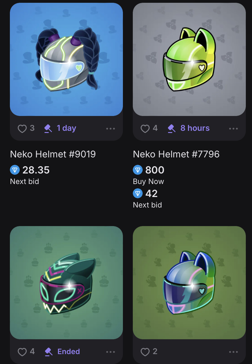 neko helmet nft