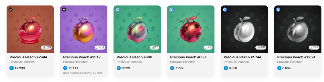 precious peach nft telegram