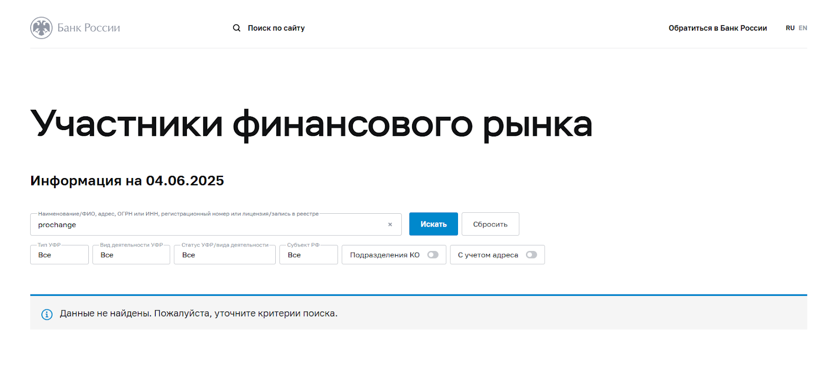 ProChange отзывы