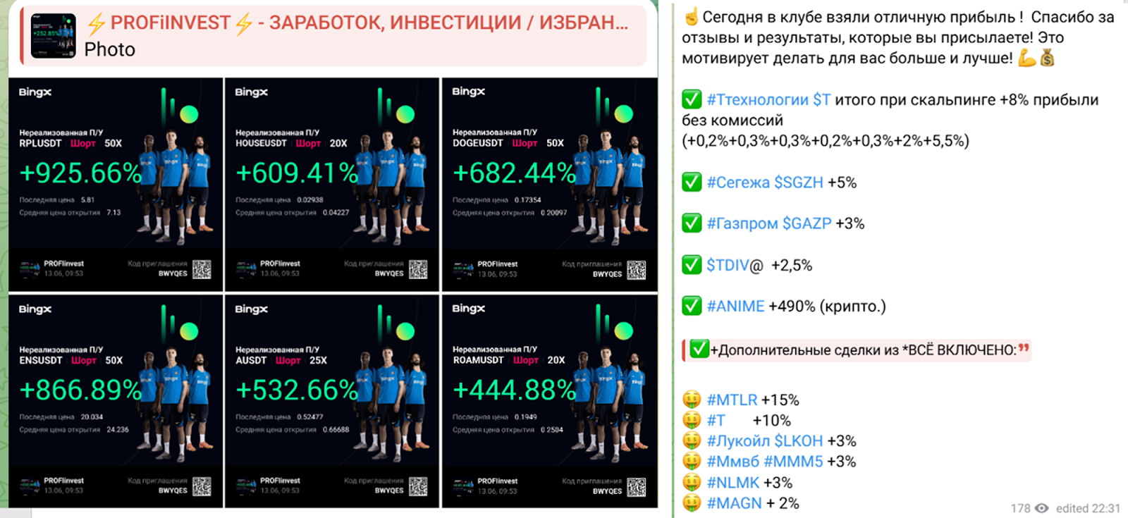 PROFINVEST - ИНВЕСТИЦИИ / ТРЕЙДИНГ