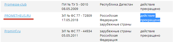 prometheus ru