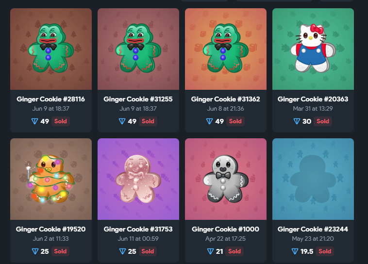 сколько стоит ginger cookie