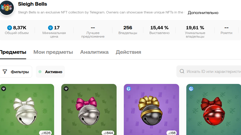 sleigh bell телеграмм