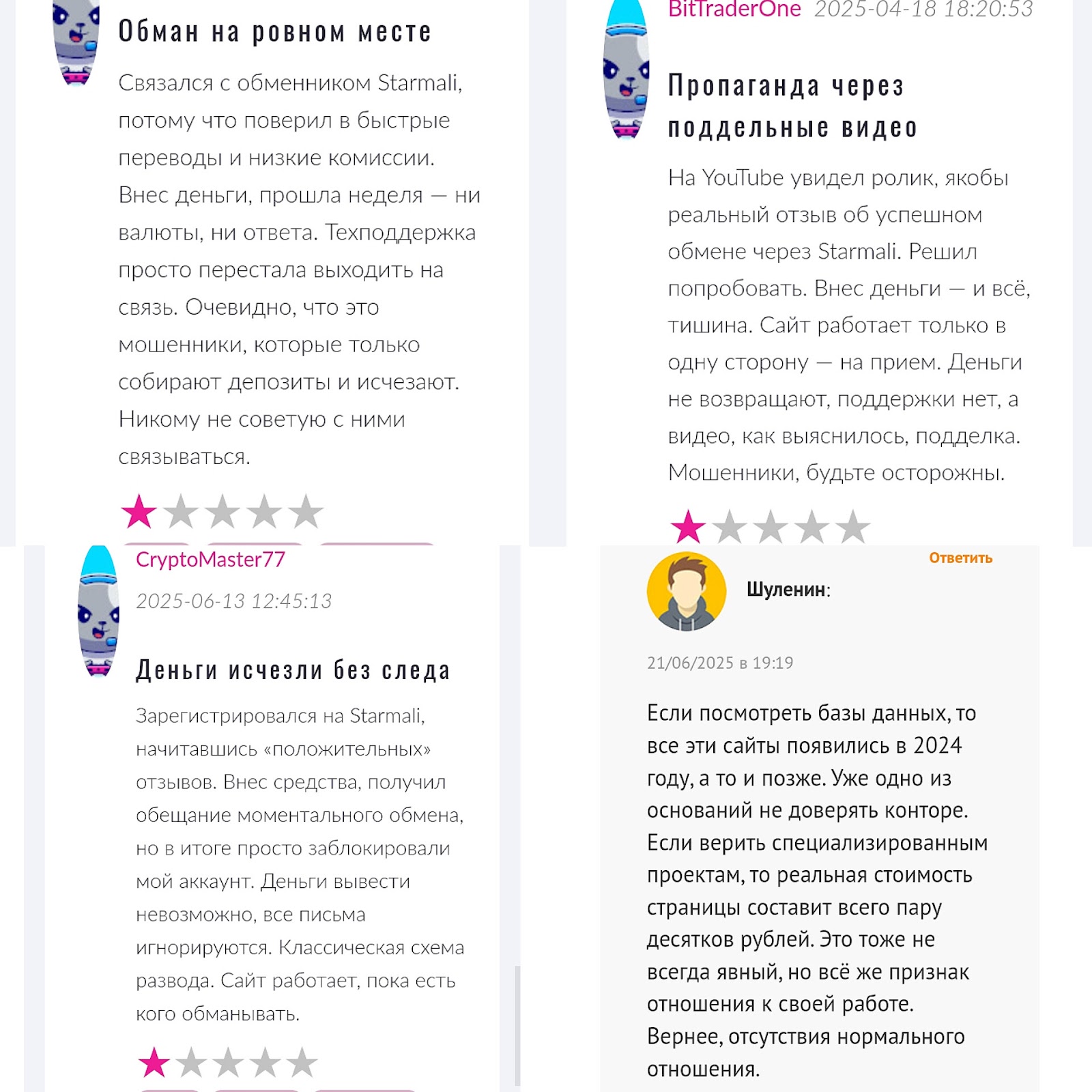 starmali отзывы