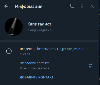 Теневой Капитал