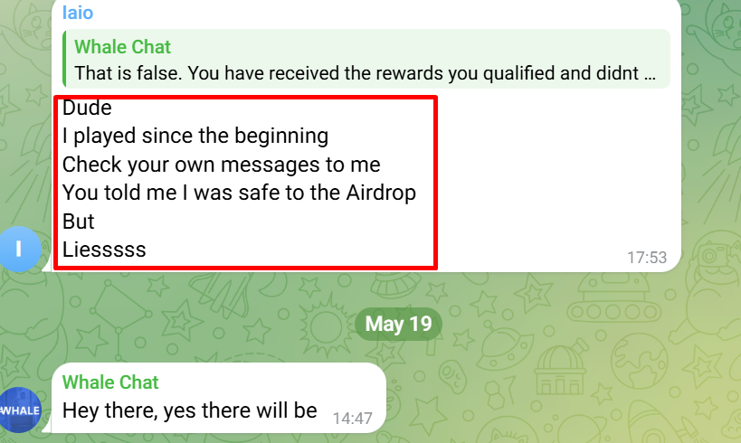 the whale app bot