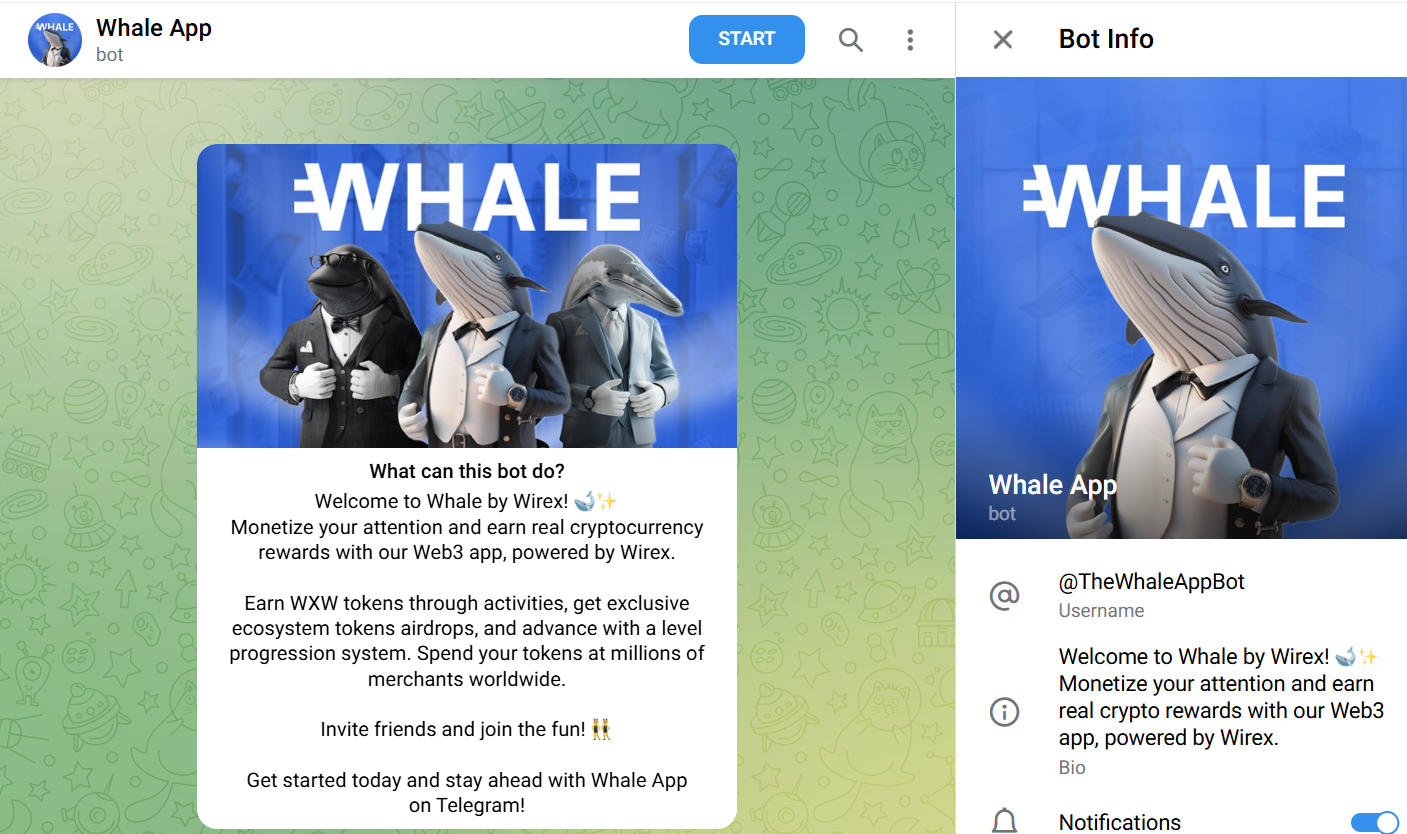 the whale app bot