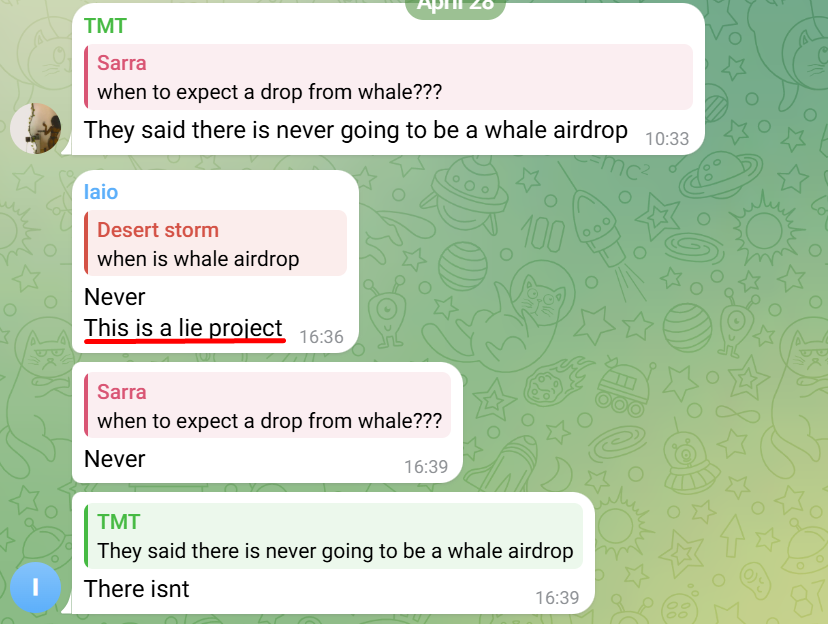 the whale app bot отзывы