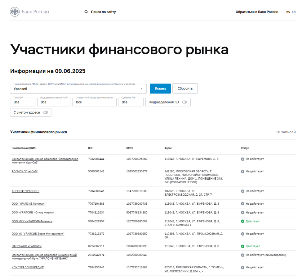 «Уралсиб» отзывы клиентов «Уралсиб» отзывы клиентов
