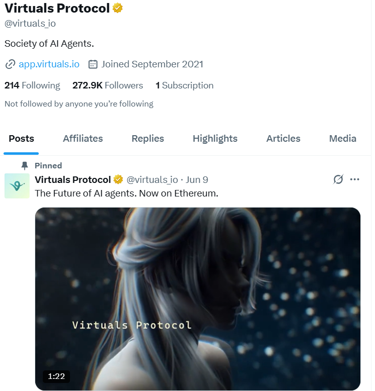 virtuals crypto token