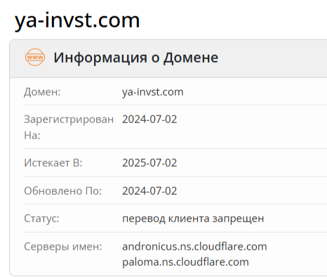 Ya Invst платформа