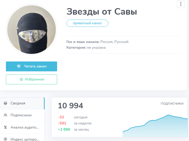 звезды от савы телеграмм канал