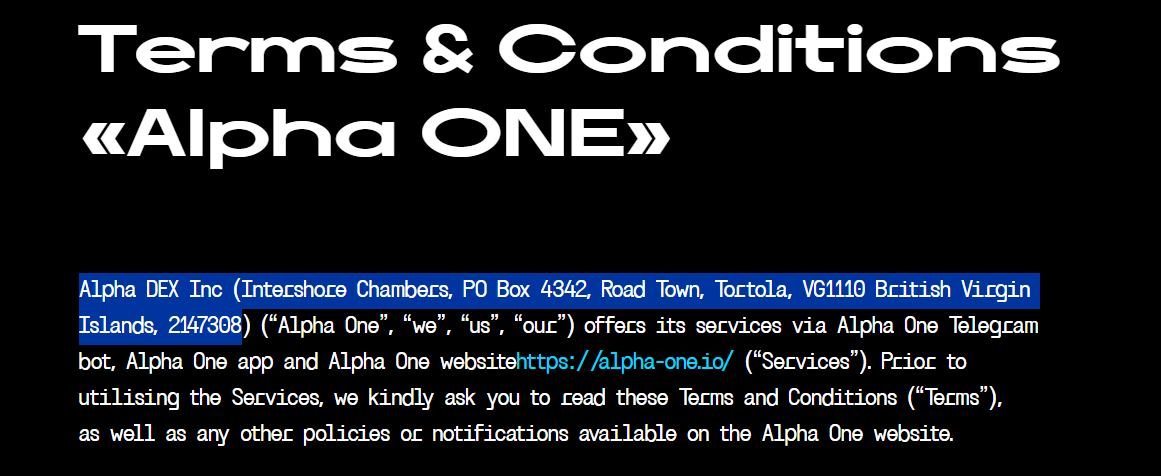 alpha one trading скам
