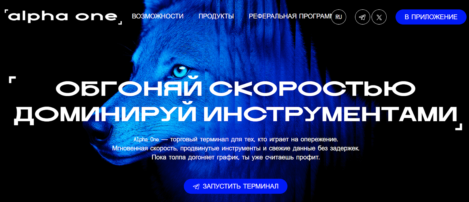 alpha one trading terminal отзывы