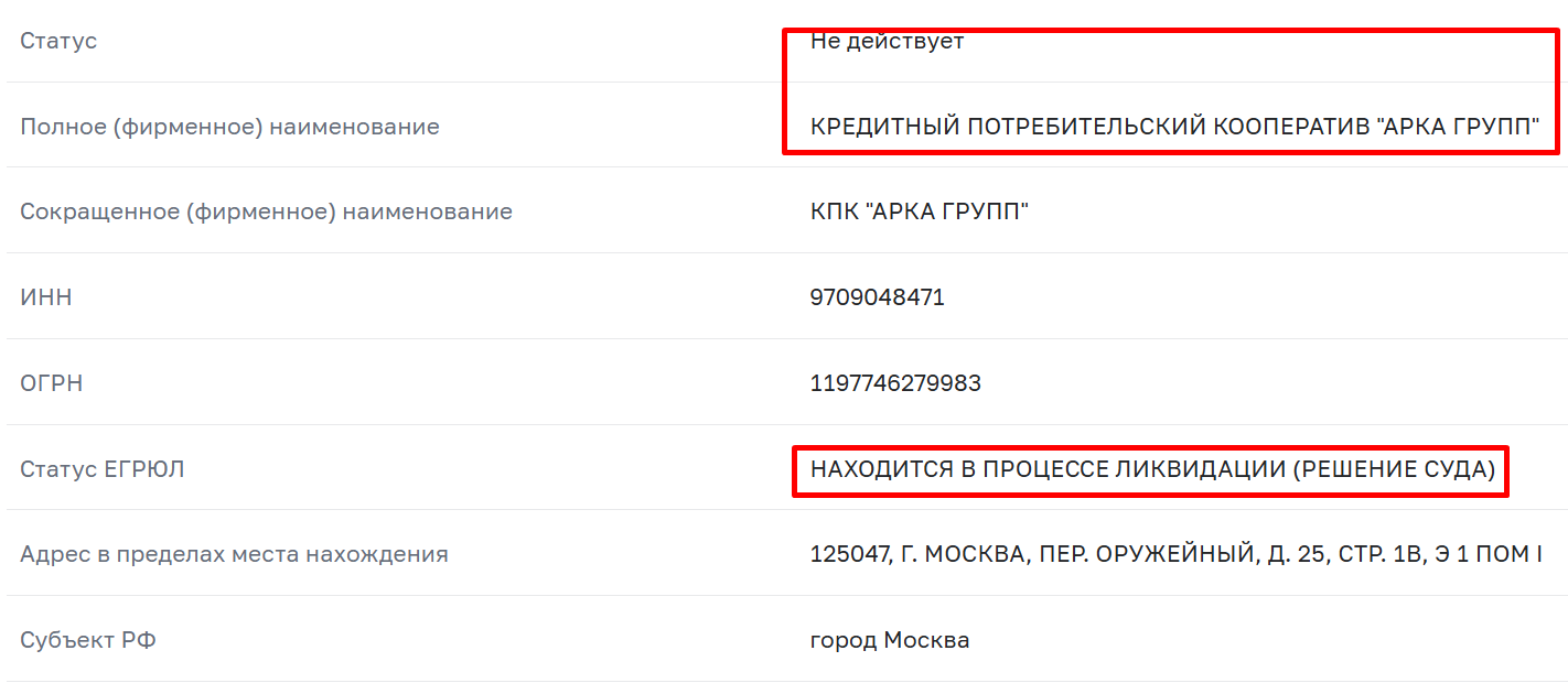 арка групп