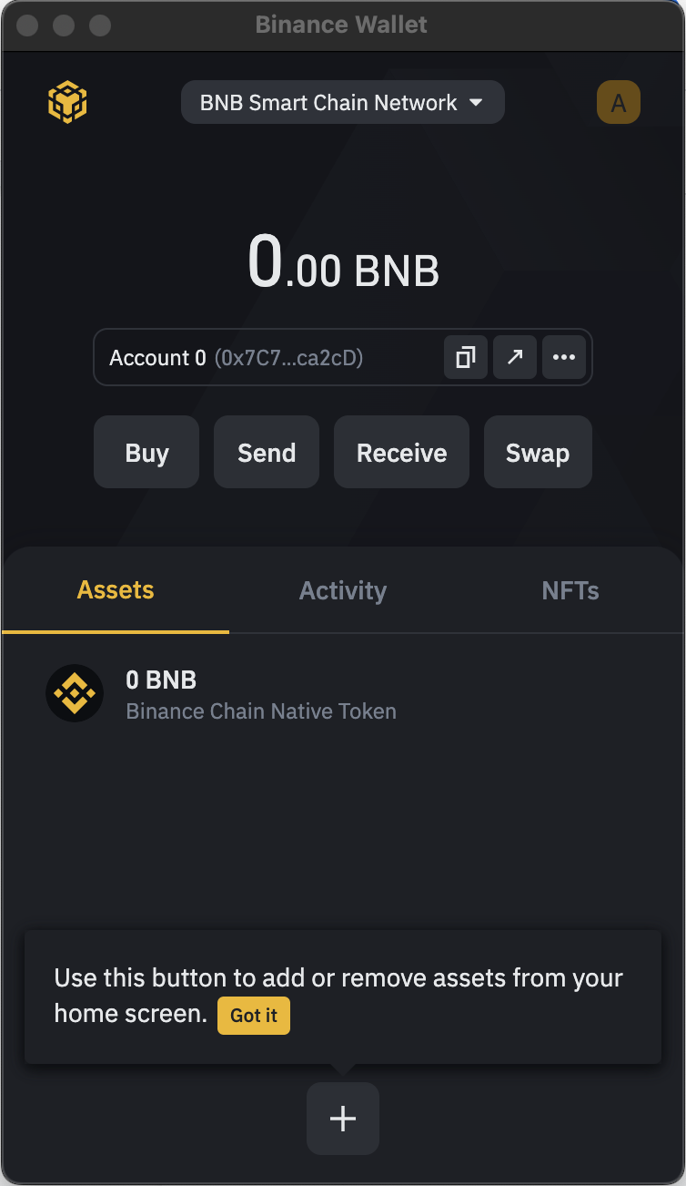 бинанс холодный кошелек