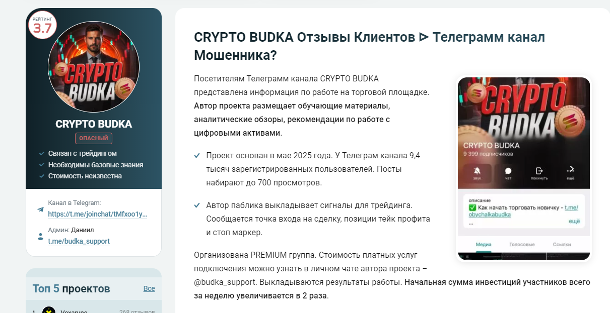budka support
