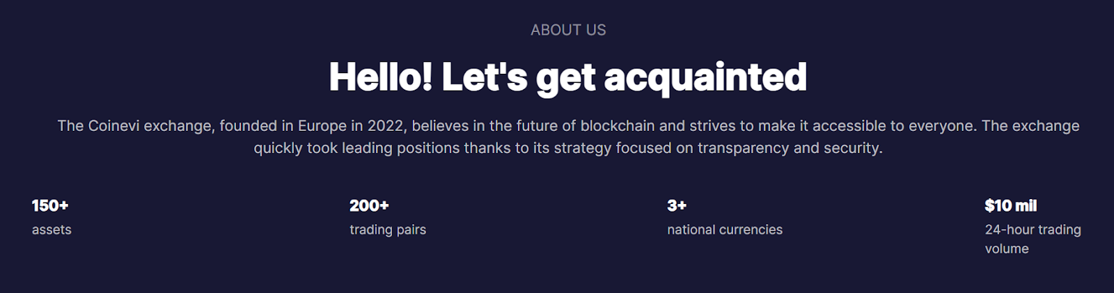 coinevi биржа
